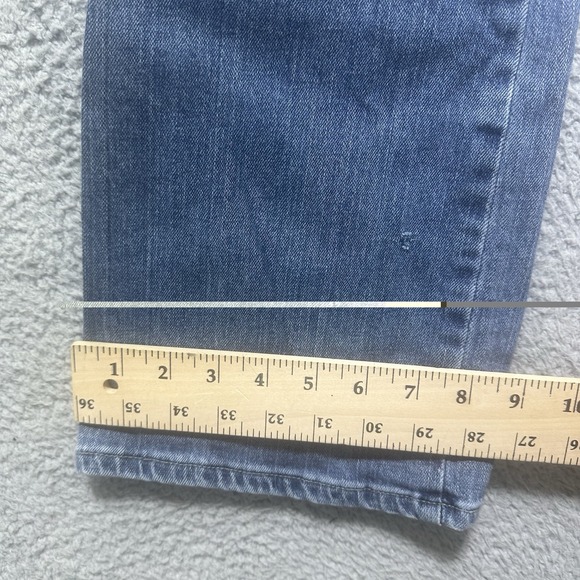 Vintage Lee Jeans Womens 16s Blue Dark Wash Relaxed Fit Straight Leg Tapered Mom - Picture 7 of 11